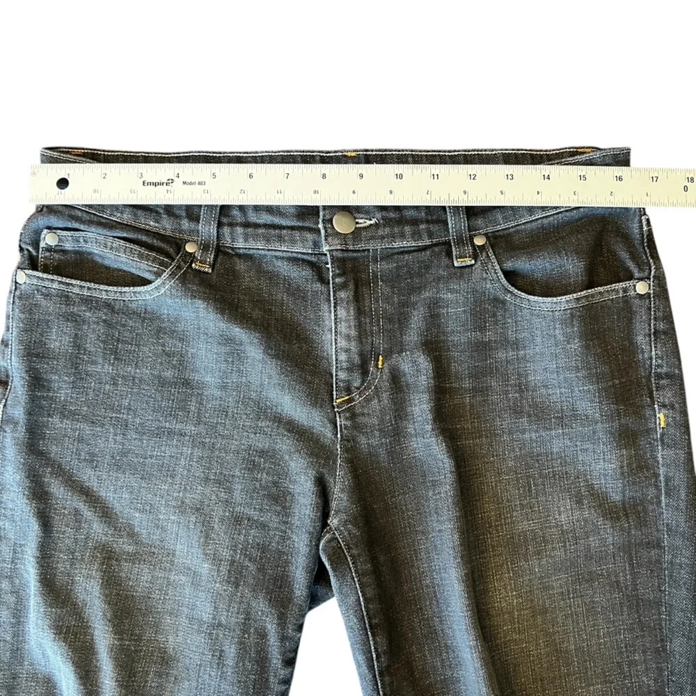 Eileen Fisher Women’s Black Denim Jeans Mid Rise Size 8